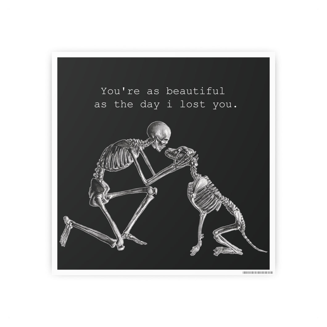 You're as beautiful as the day i lost you.